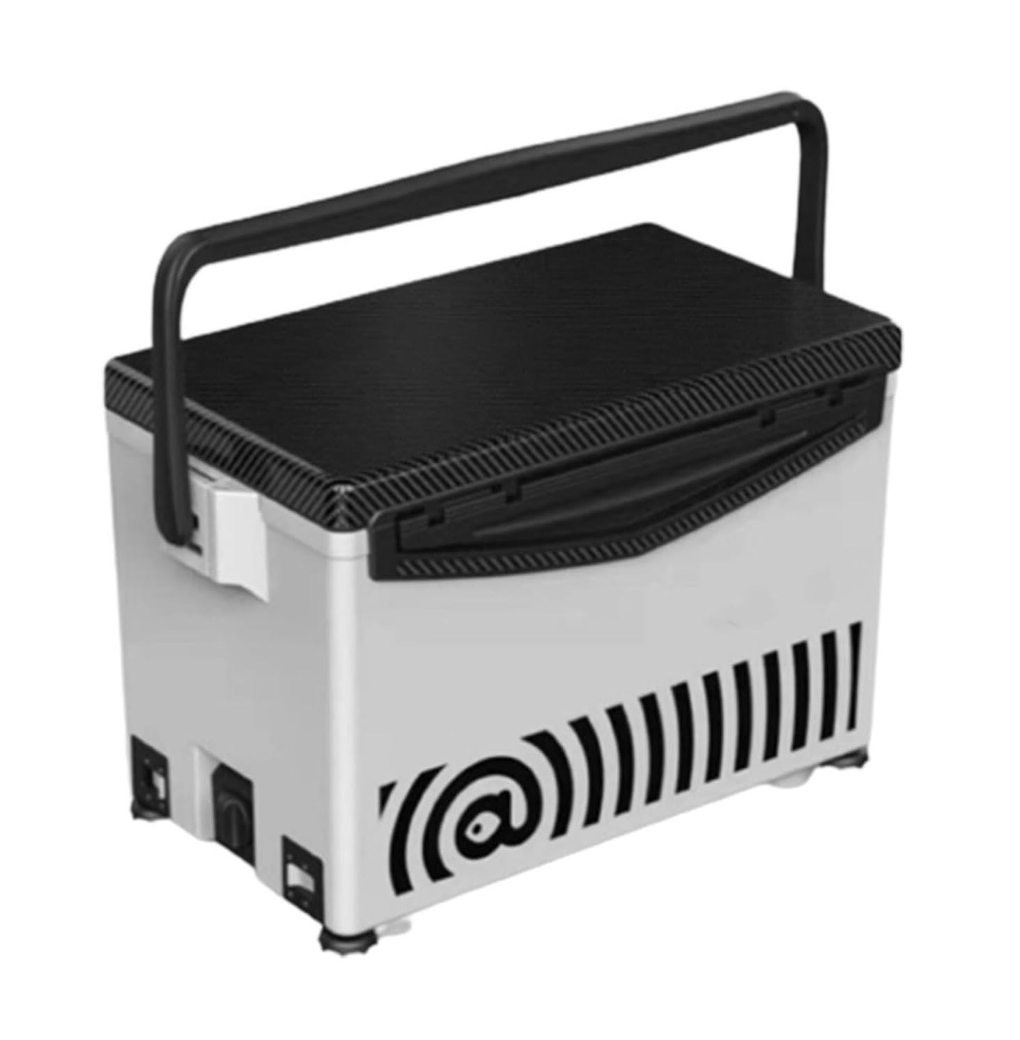 RENJJPBO Tackle Box Storage 21L Multi-Functional Fishing Box Can Hold Fishing Gear Four-Leg Lift Heat Preservation and Cold Preservation Storage of Fishing Tackle(White) (White)