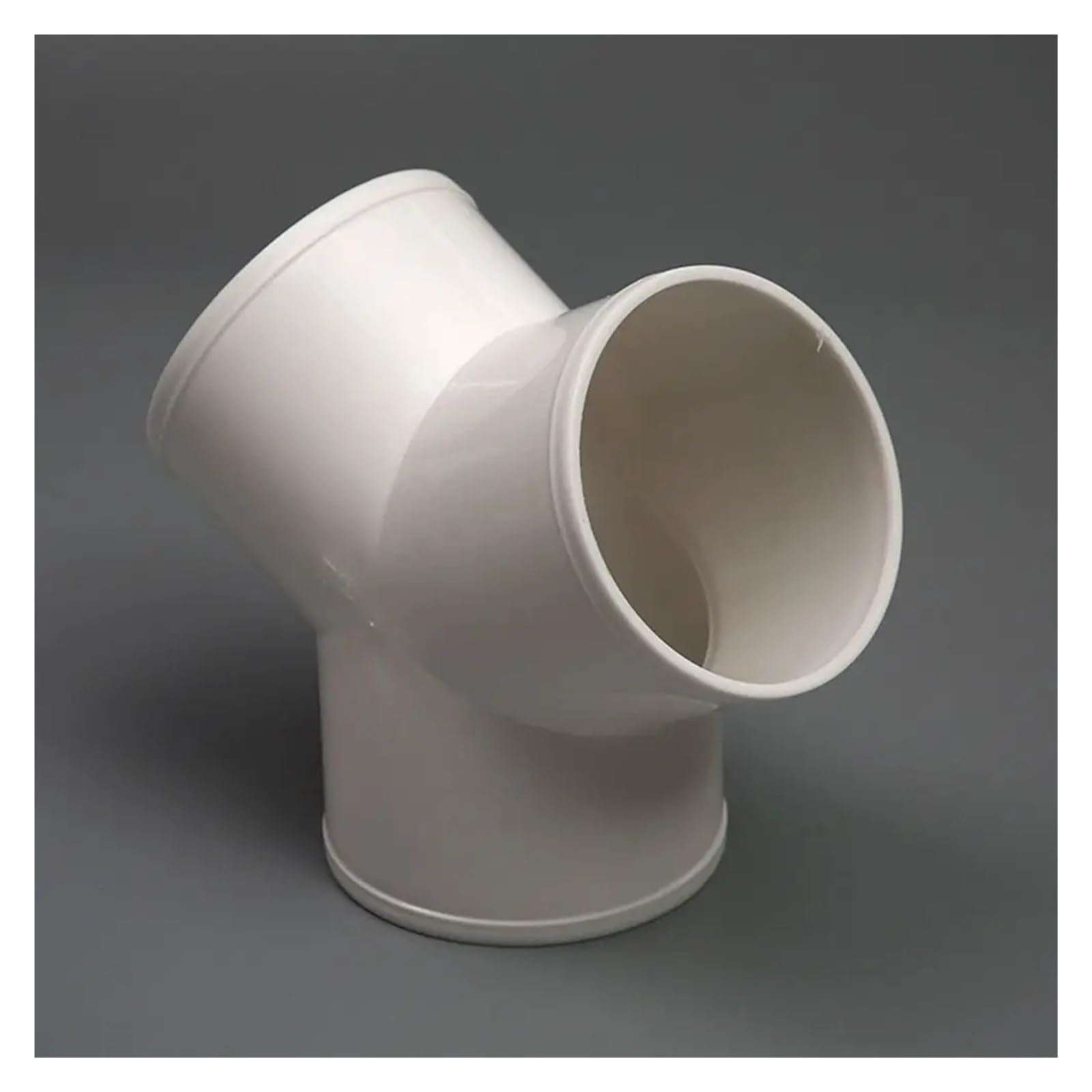 100/150/200mm Kanał T/Y Złącze kanału Szybkie złącze rury wentylacyjnej 3-drożny rozdzielacz Złączki rury wydechowej PVC(200mm-Y Shape)