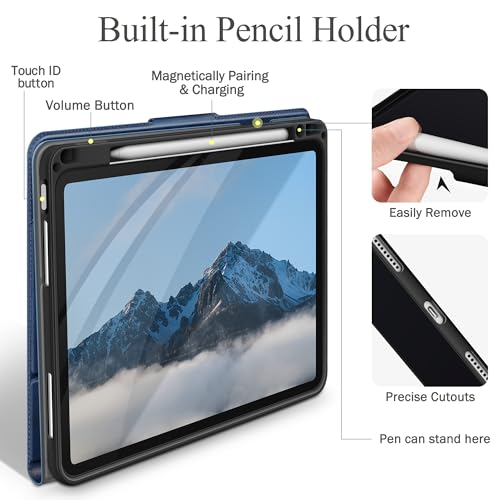 Image of auaua Case for iPad Air 13 inch M4 /M3 /M2, Blue