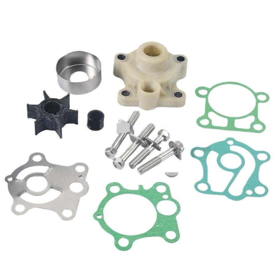 Kit girante pompa acqua con alloggiamento 6H4-W0078 W0078-00-00 W0078-A0 per fuoribordo Yamaha 2T 40HP 50HP 18-3429 Riparazioni facili