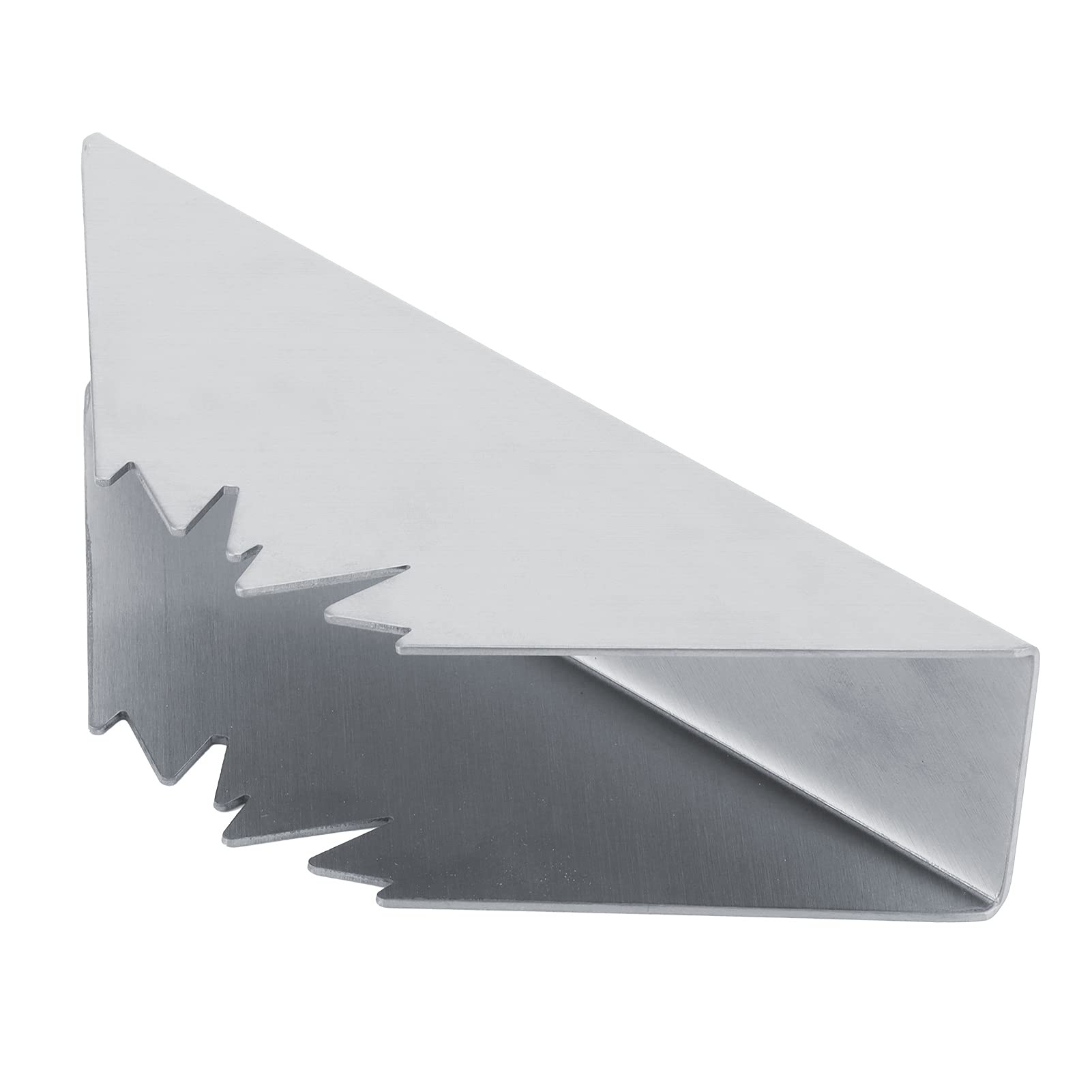 Wakects Portatovaglioli Triangolare Portatovaglioli in Acciaio Inossidabile 16,9 X 6,5 X 4,5 Cm Organizzatore Verticale per Fazzoletti per Tavolo da Pranzo Ristorante Hotel Caffetteria (SILVER)