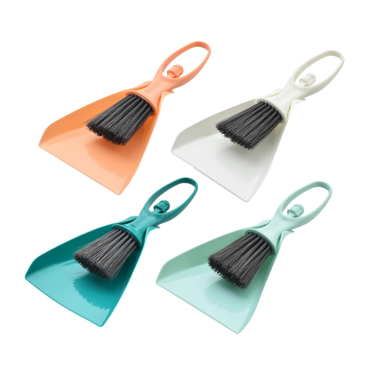 4 Sets Desktop Cleaning Tools The Car Cleaning Scrub Brush Broom Dustpan Desk Cleaner Brush Keyboard Small Sweeping Countertop Brush Car Detail Brush Small Cleaning Tool Pp MOLUCKFU