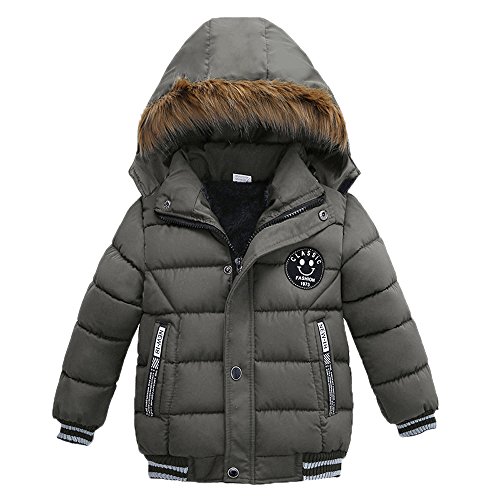 Homebaby - Bambino Giacche Bambino Invernali, Giacche di Piuma Giubbotti per Ragazze Inverno Cappotti con Cappuccio Felpa Maniche Lunghe Cardigan Abbigliamento Bambine E Bambino