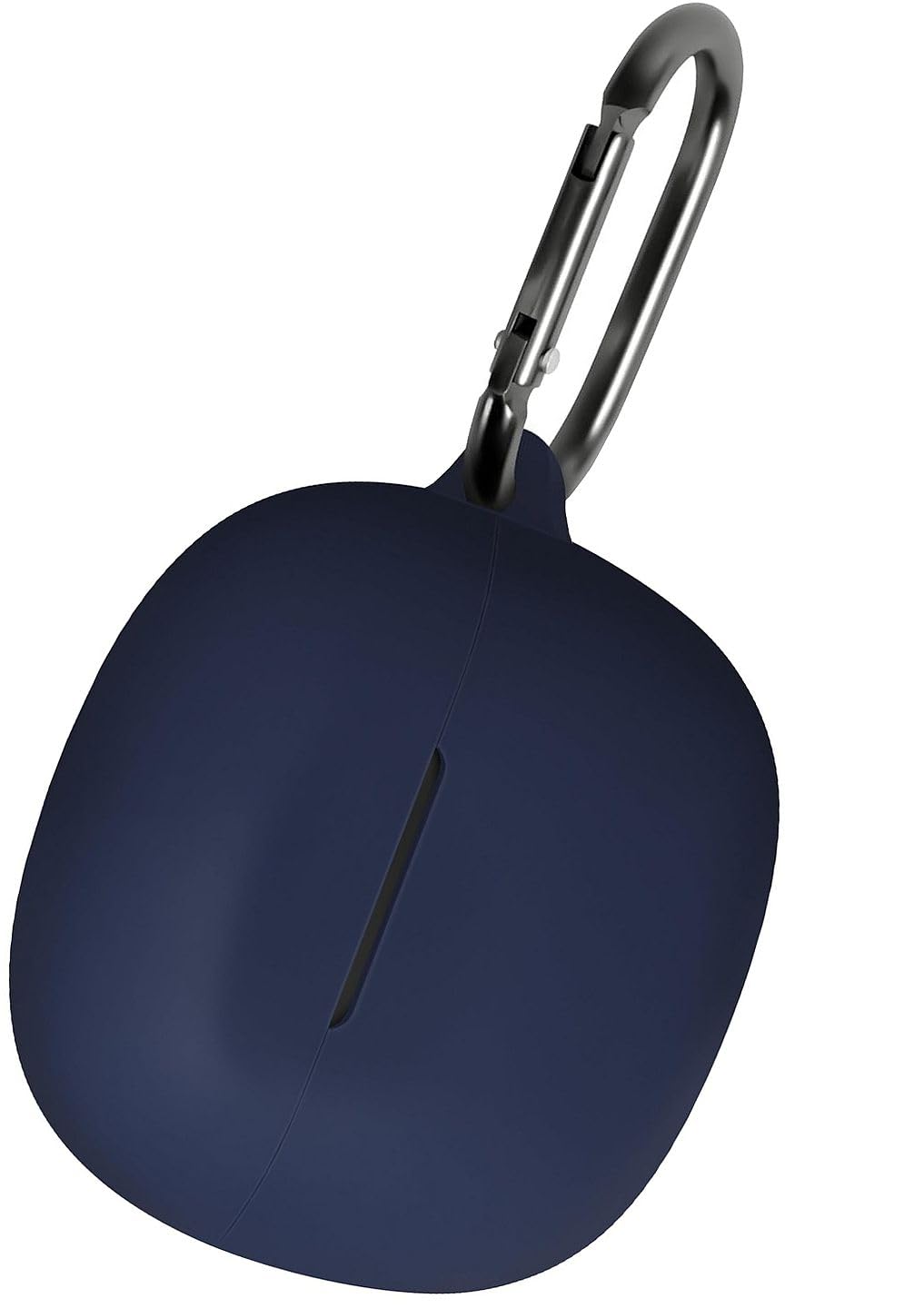 Geiomoo Silicone Case for Skullcandy Rail, Skullcandy Rail ANC, Protective Cover with Carabiner (Navy Blue)