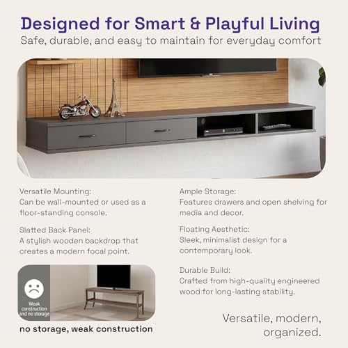 Image of Wakefit Brisq Engineered Wood TV Unit