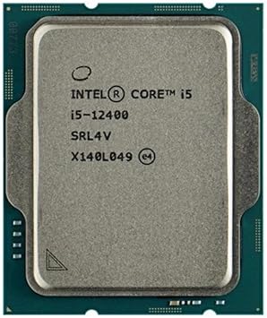 Intel CORE I5-12400 Desktop Processor LGA 1700 10 (6P+0E) Cores (18M Cache UP to 4.40 GHZ) with Intel Laminar RM1 Air Cooler. OEMTray (CM8071504650608) (Bulk Packaging)
