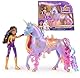 Unicorn Academy Set - Sophia und Einhorn Wildstar mit echter Mähne und Schweif sowie Bürste, ca. 12 cm große Originalfiguren zur beliebten Netflix Serie, für Kinder ab 4 Jahren
