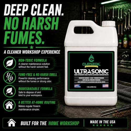 Image of Clenzoil Ultrasonic Cleaner 1 Gallon Concentrate - Firearms, Dilutes 1:5
