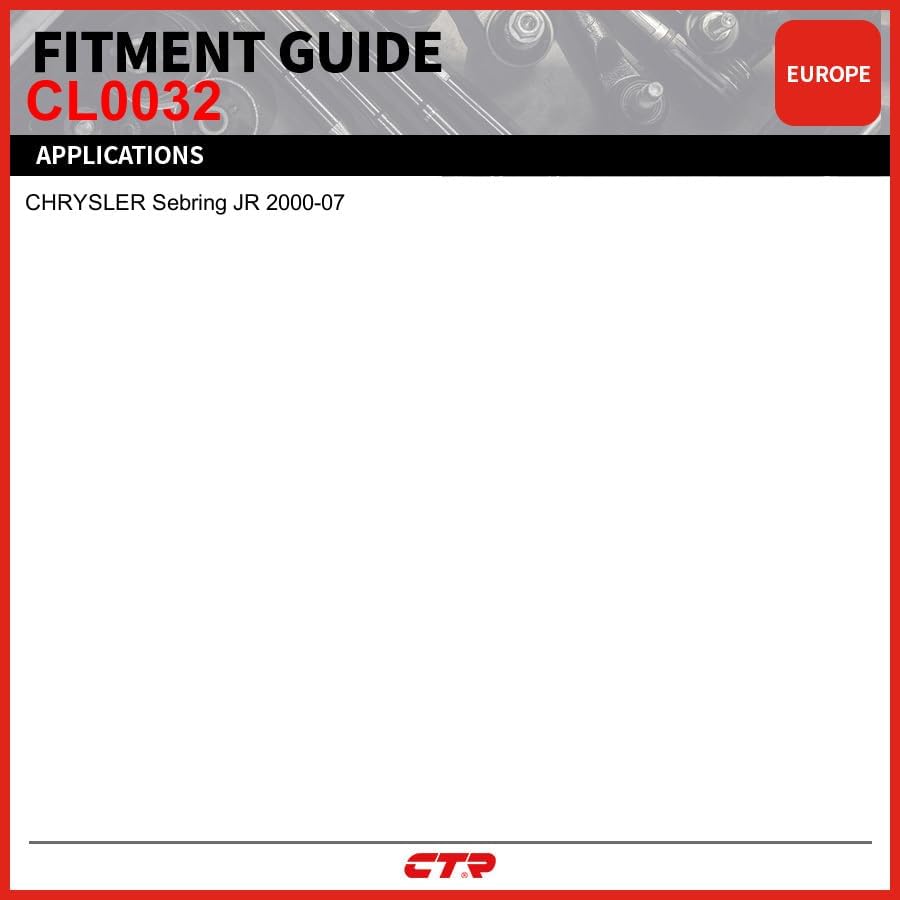 Miniatura 4 de CTR CL0032 Proveedor OE Barra estabilizadora trasera compatible con vehículos Chrysler, Dodge, Plymouth - Reemplaza 4695831, 4695831AB, 4782766AA,