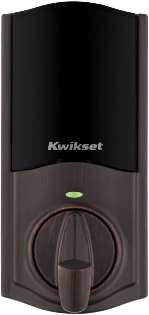 Kwikset 620TRLZW700-L03S Traditional Home Connect Keypad Connected Smart Lock Deadbolt with Z-Wave 700 and SmartKey Lifetime Brass Finish