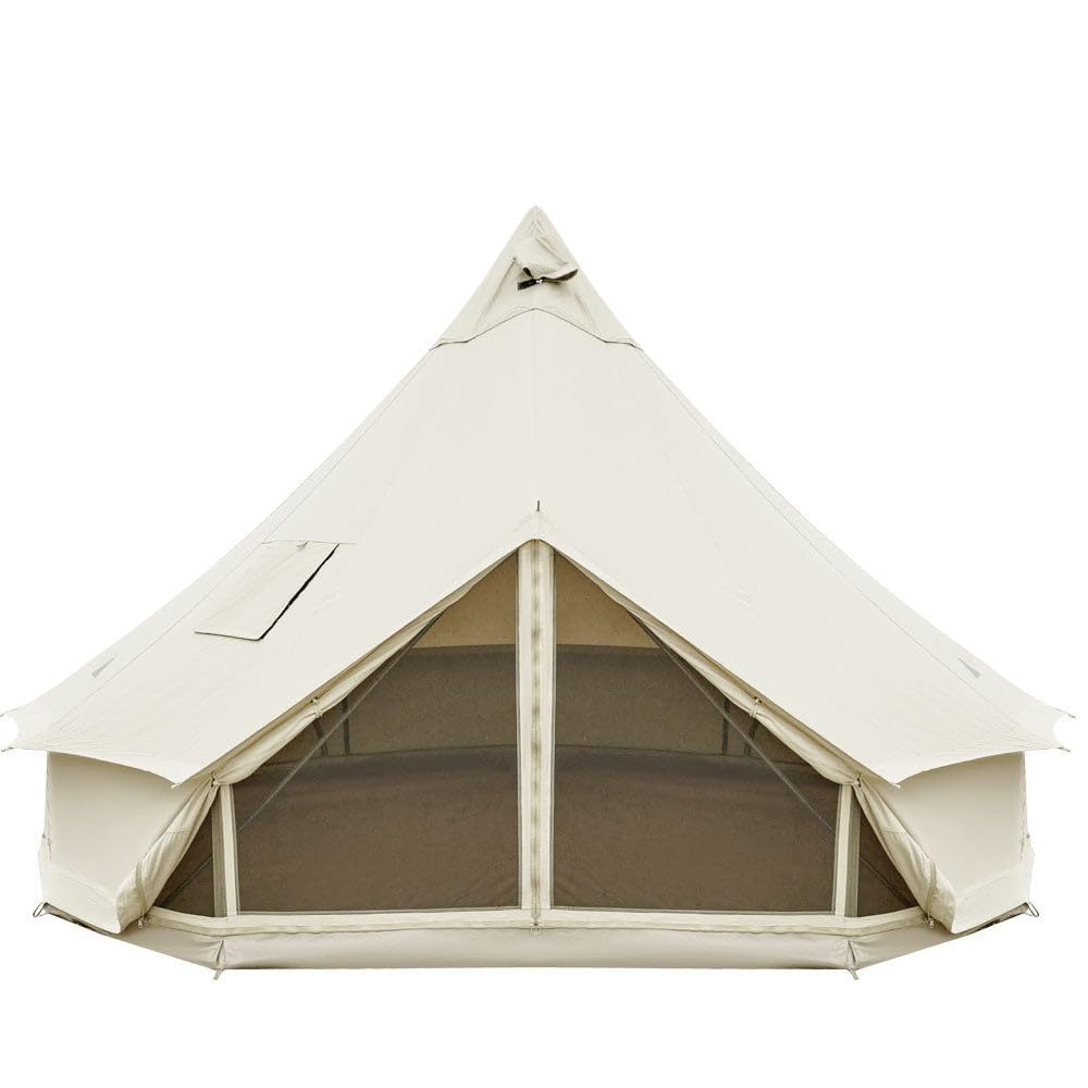 KingCamp Tenda glamping, 8-12 persone, tenda a campana per estern