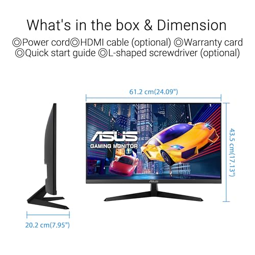 ASUS 27" FHD Eye Care Gaming Monitor - 120Hz, IPS, 1ms MPRT - Image 7