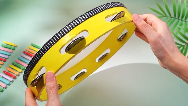 Amazon.com: 4 Pcs Tambourines for Adults 10 Inch Hand Held Drum