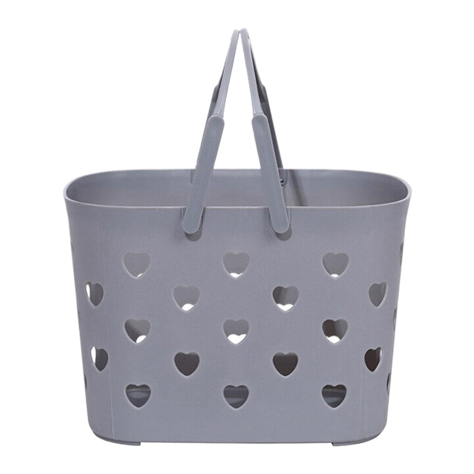 BAYNOPURIN Shower Bag Shower Caddys Basket Bathroom Organizer With Handle Hollow Out Toiletries Storage(Grey)