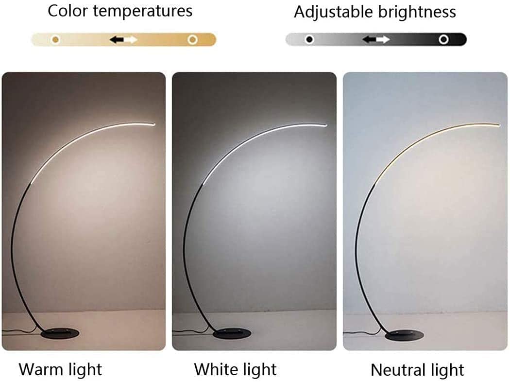 Amazon.com: ZGHD LED Arc Floor Lamp,Modern Minimalist Standing