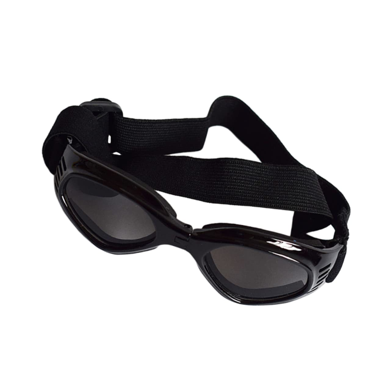 Didiseaon 3pezzi Occhiali Da Sole Per Animali Domestici Occhiali Protettivi Per Cani e Gatti Design Ventilato Protezione Uv Regolabili Colore Nero