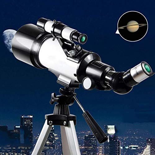 Telescopio refractor 70mm para adultos con trípode ajustable miniatura 7