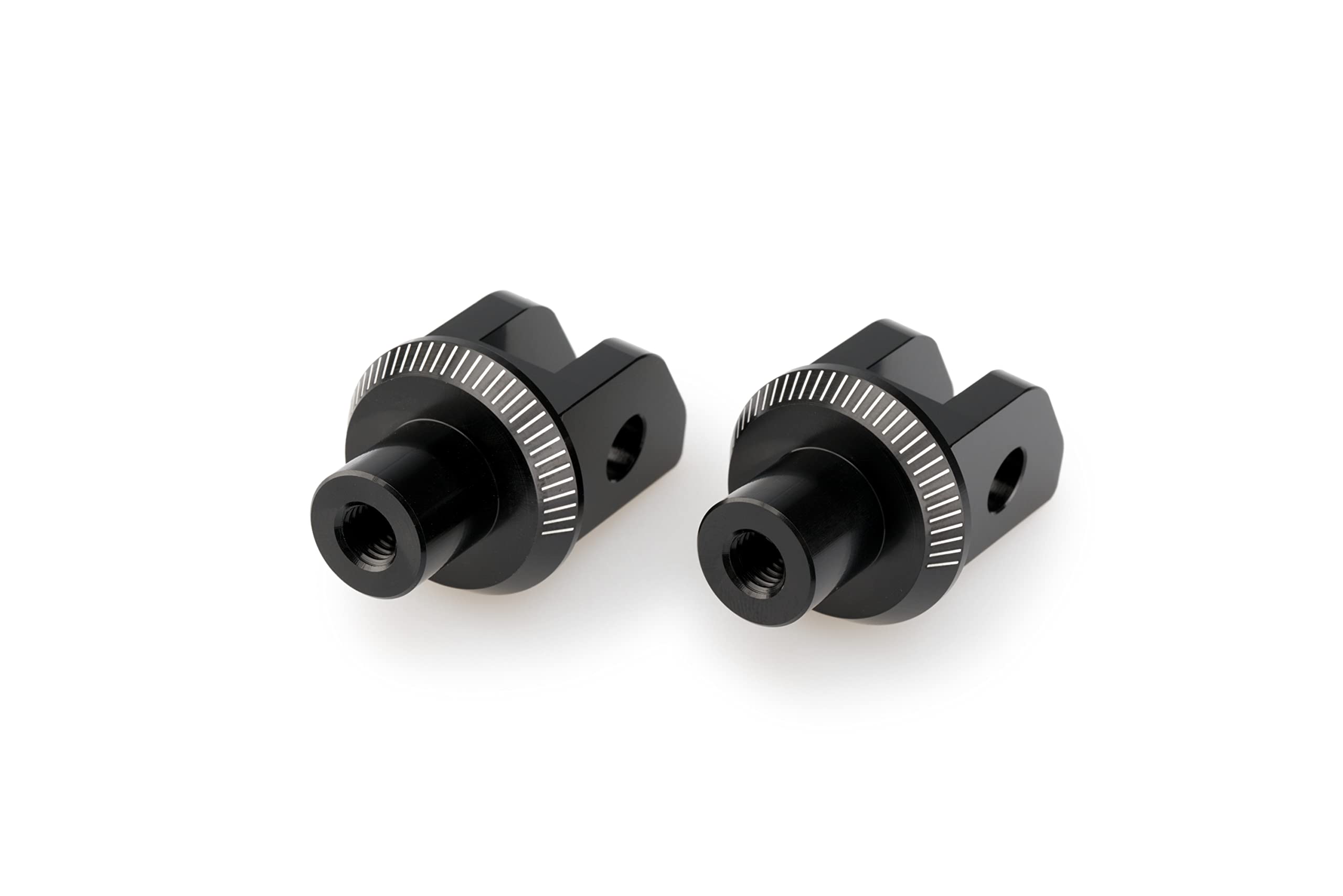 Puig 20996N Adaptor Rider Footpeg Black
