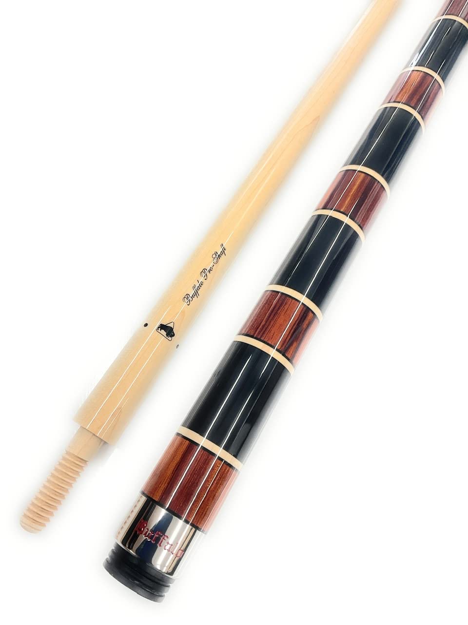 Buffalo Carom Cue Premium # 7 with 12 mm. Tip ** to Play 3 Cushion Billiards.
