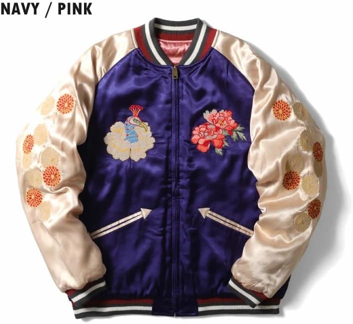 ヒューストン HOUSTON スカジャン MA-1 リバーシブル M 龍