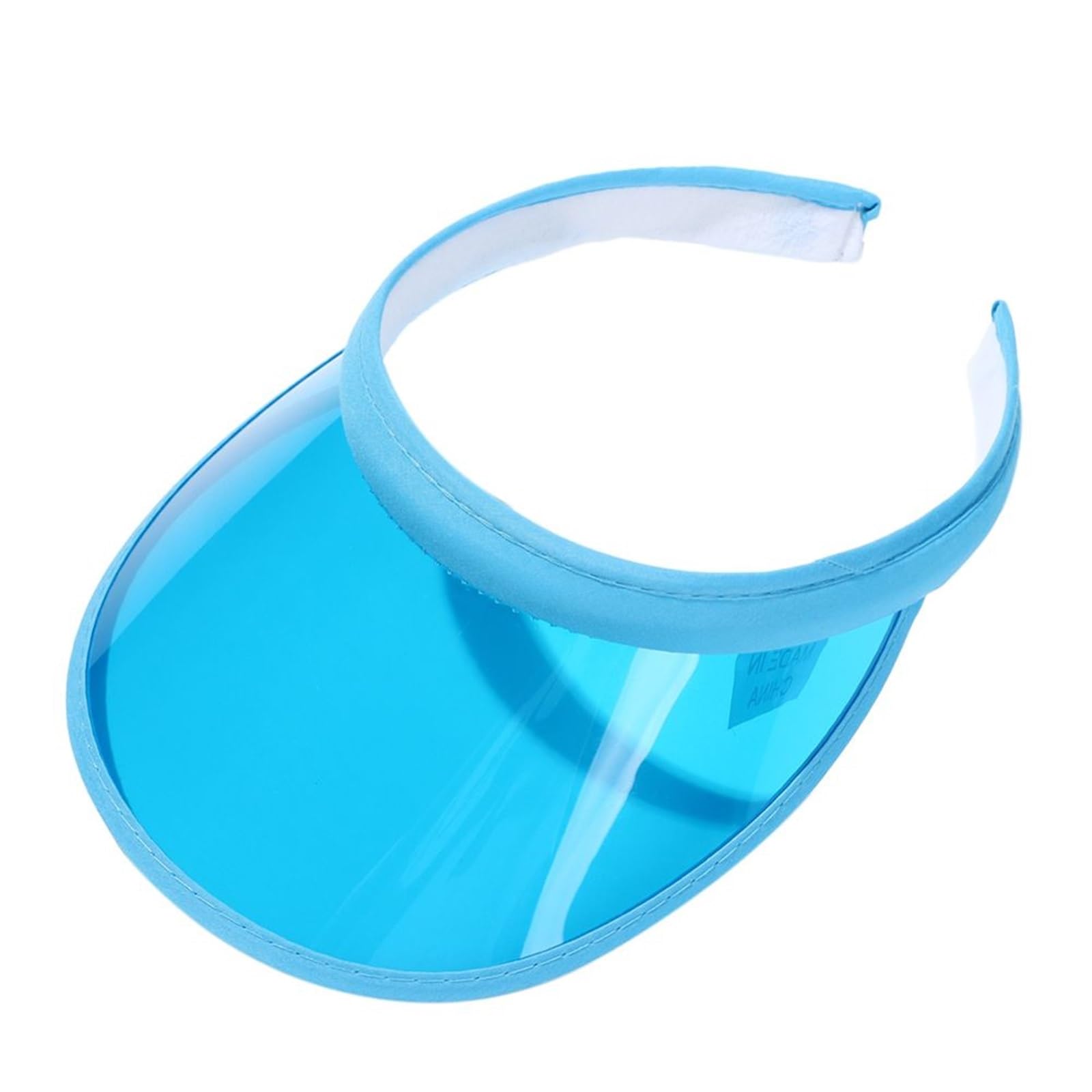 MRKU Chapeau de Soleil d'été en PVC, visière de Voyage et de Sport, Casquette de Plage