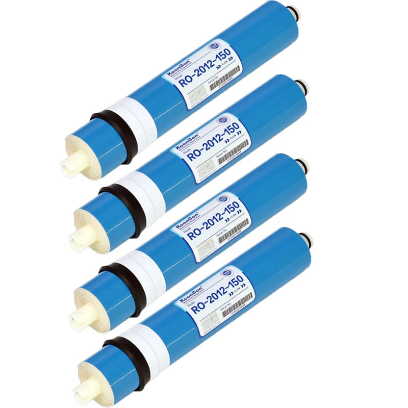 Membrana RO-2012-150 GPD ad Alte Prestazioni - Serie Residenziale - per Impianti ad Osmosi - 4 Pezzi
