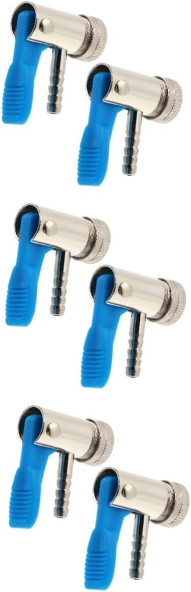 Gatuida 6pcs Tire Inflator Chuck for Car Air Connector Quick-Clip Design Air Hose Clamp