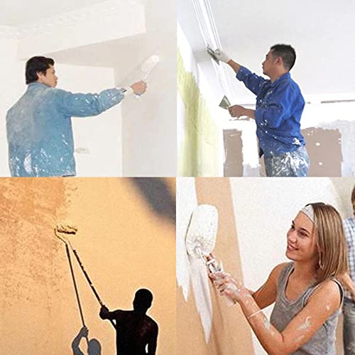100Pcs 4 Inch Paint Roller Covers Small Roller Nap For Paint Roller Brush House Painting Supplies Wall Painting Tools,White #TOP4