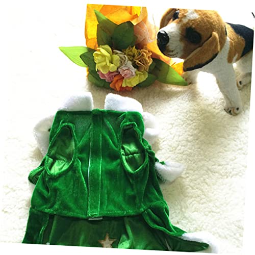 Disfraz de árbol de Navidad para perro tamaño XL miniatura 5