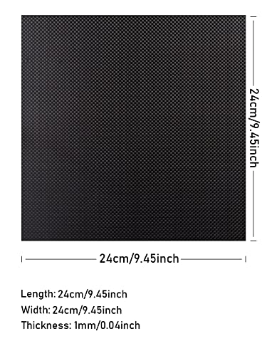 Kalolary KALOLARY-Z086 Carbon Fiber Board Plate 240 X 240 X 1 Mm, Carbon Fiber Sheets Available In 0.5Mm 1Mm 1.5Mm 2Mm 2.5Mm 3Mm 4Mm Plain Weave Carbon Fiber Sheets 100% 3K Glossy Surface Carbon Fiber Plate thumb #1