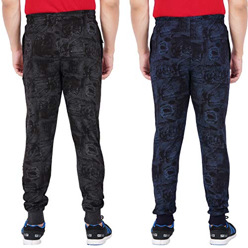 Image of GUIDE Men's Regular Fit Printed Trackpants
