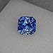 Natural Kashmiri Blue Sapphire 9.80 Ct Loose Gemstone | Certified AAA+ Asscher Cut Unheated Gem for Custom Jewelry, Rings & Collectors Rare Untreated Precious Stone