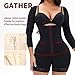 Imagen de Fajas Postparto De Pecho Abierto Body Moldeador De Cuerpo Completo con Control De Barriga para Mujer Body Delgado hasta El Muslo Manga Larga Shapewear Talla Grande