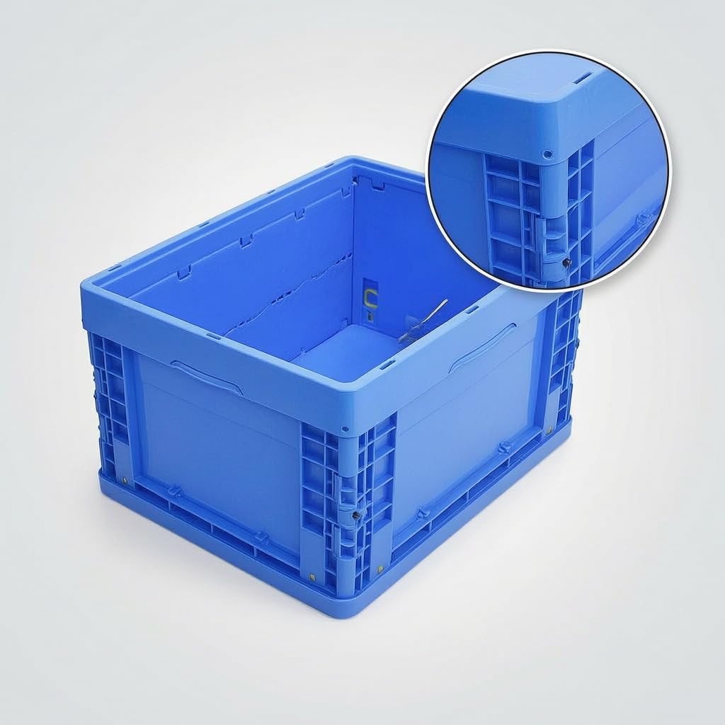 Caisse Pliante PP, 30 kg, Médicale, 600-260 sans couvercle