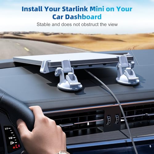 Image of FONKEN for Starlink Mini Car Mount for Dashboard, Starlink Mini Dash Mount