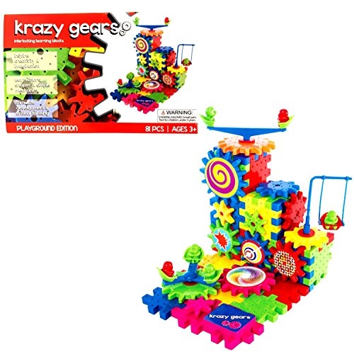 Krazy Gears FBA_PLAYGROUNDEDITION Gear Building Toy Set thumb #1