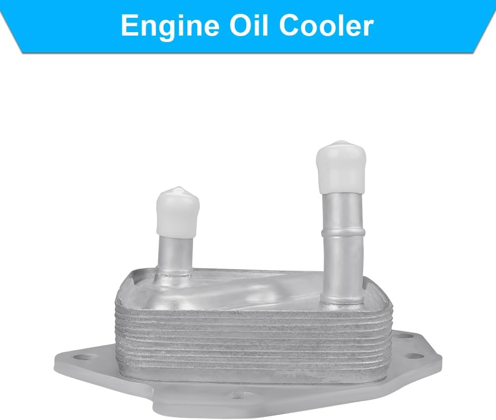 JDMON Engine Oil Cooler Replacement for 2008-2021 Lexus LX570 5.7L, Toyota Tundra, Sequoiav, Land Cruiser 4.6L 5.7L Compatible with 15710-38021, 15710-0S010, 1571038021, 157100S010