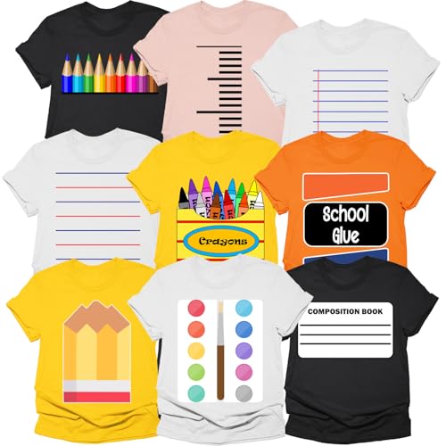 HHOD Group Halloween Costumes Teacher School Supplies, Stationery...