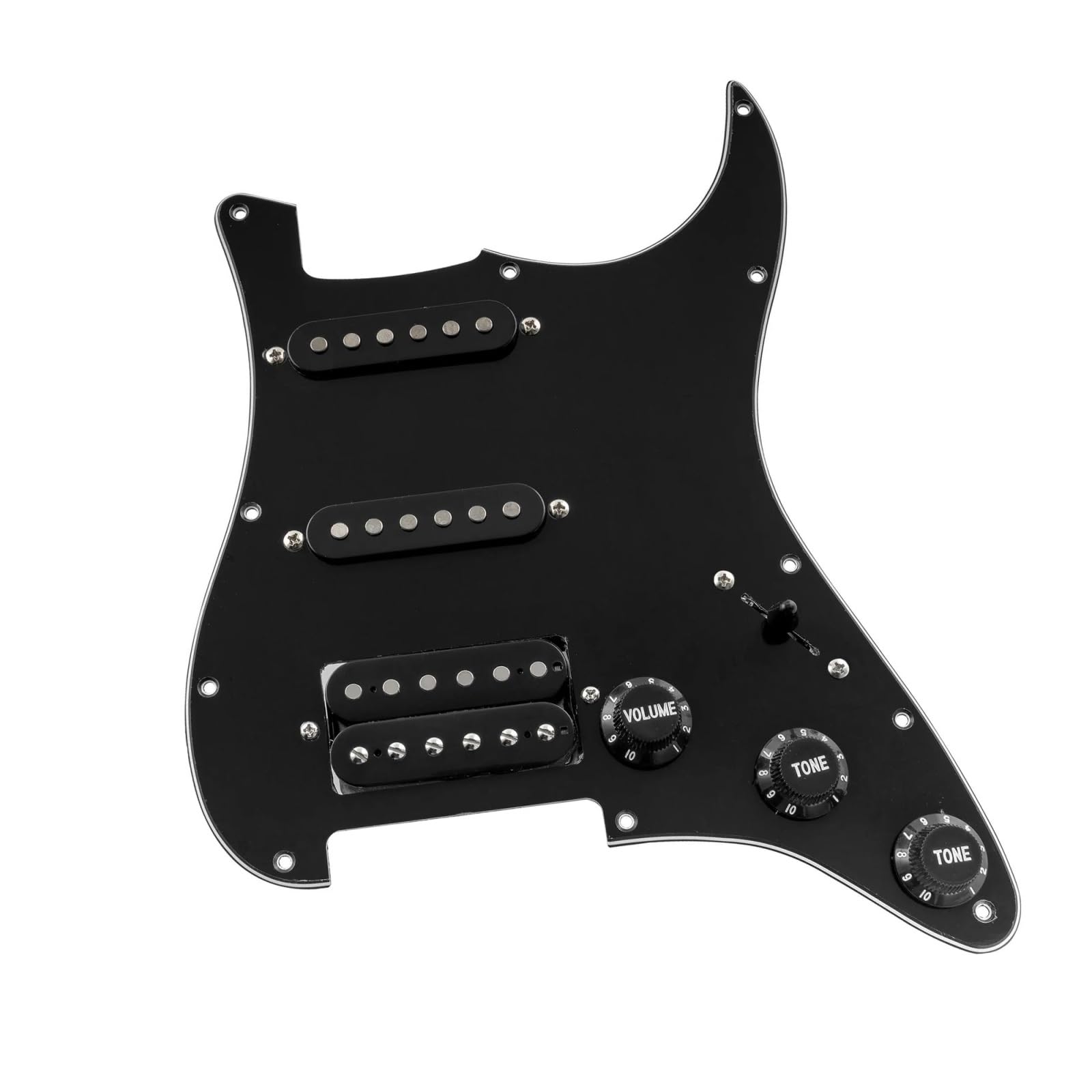 Standardowa Maskownica HSS Z Okablowaniem Kompletny Pickguard Z Okablowaniem I Przetwornikam