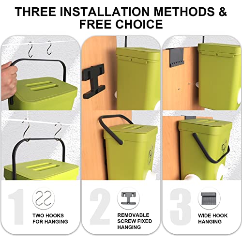 Wismoier Chicken Feeder And Waterer Set,Automatic Chicken Feeding Equipment,Hanging Poultry Waterer Feeder Kit With Auto-Fill Cups,Feeding Ports And Nipples Set,Chicken Coop Accessories,3,2 Gallon #TOP4