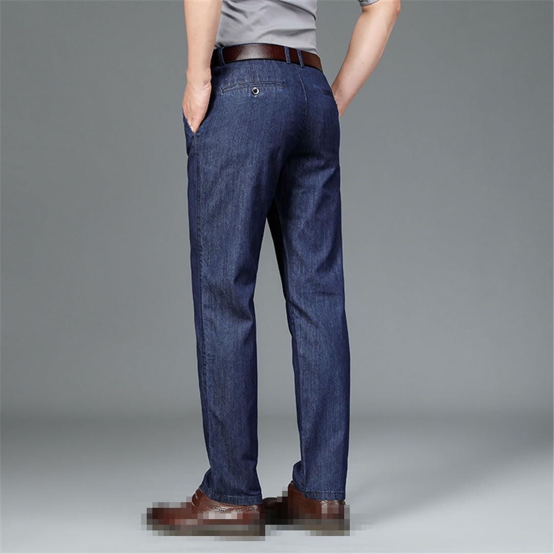 Vogrtcc Jeans da Uomo Business Casual Stretch Jean Pantaloni
