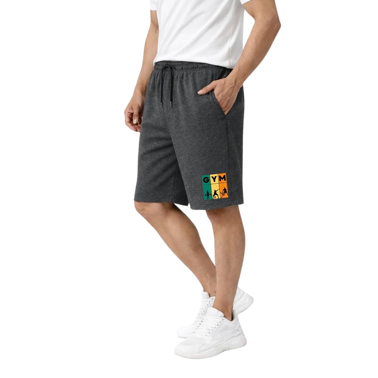Plus Sizes Men's Cotton Knee Length Shorts (XXL,3XL,4XL,5XL,6XL,7XL,8XL Shorts) | Gym Life Printed Shorts | Casual and Night Wear Mens Shorts-image-18