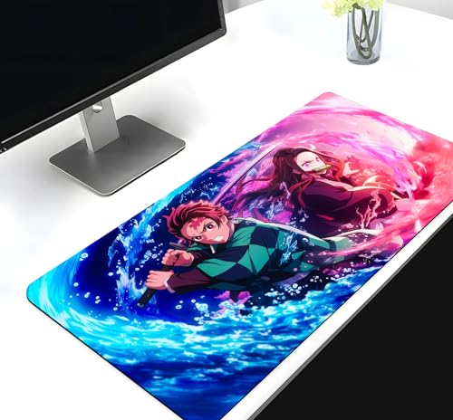 Image of Extra Large Non-Slip Gaming Mouse Pad (23x11.5 in) - Extended Desktop Mat for Computer Keyboard and Mouse (15-KEYPAD)