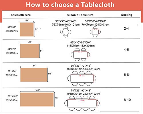 Joyfol Day Flower Tablecloth, Pink Floral Table Cloth For Square Tables,Waterproof Resistant Durable Rose Table Cover For Valentines,Parties,Wedding Use Spring/Summer (54 X 54 Inch) #TOP5