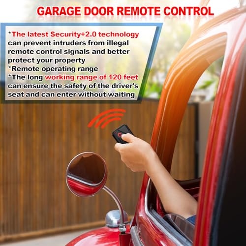 Image of Kingdder 2 Pcs Garage Door Remote Compatible with Guardian 2211 L, Black