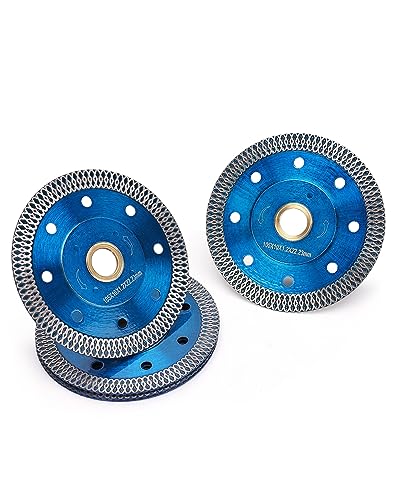 OSTEK 5Pcs 4" Diamond Saw Blades for Granite Marble Ceramic