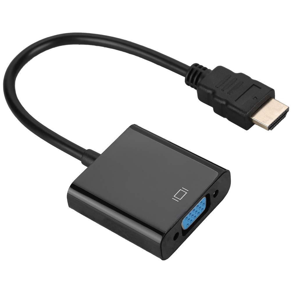 Kabel HDMI do VGA, praktyczny konwerter kabla HDMI na VGA, powierzchnia ABS do monitorów, monitorów LCD, starych projektorów, telewizorów i monitorów
