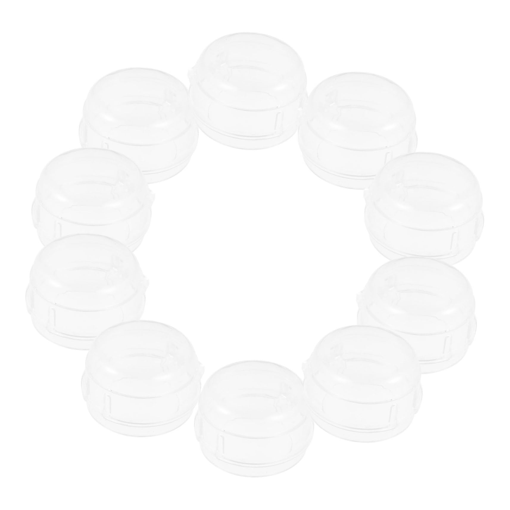 PERSELOSO 10pcs Childproof Stove Knob Covers Gas Stove Guard Universal Fit for Kitchen Safety