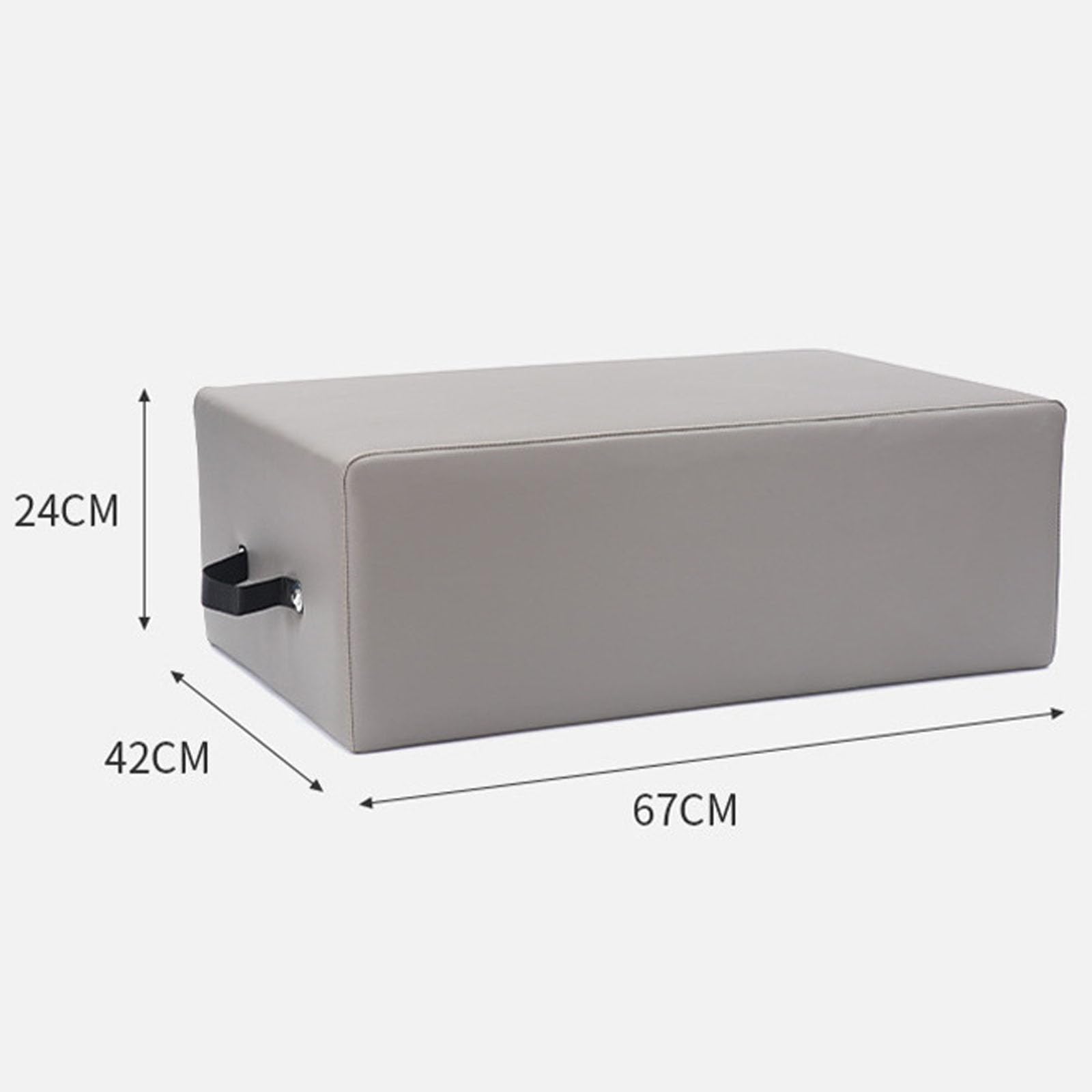 Caja reformadora de pilates, accesorio de piel sintética para ejercicios de estiramiento y equilibrio, perfecto para equipo de gimnasio en casa, tamaño de 26 x 15 x 10 pulgadas