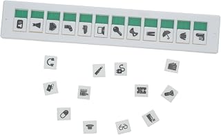 24 Slot Slider Moving Checklist Board, Portable Packing Organizer